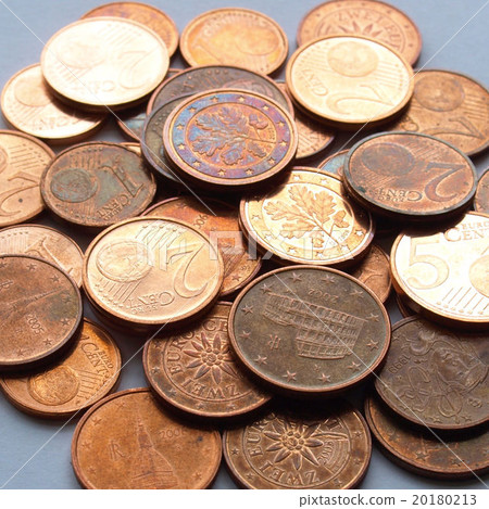Euro coins 20180213