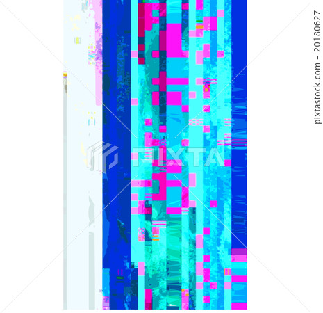 colored abstract glitch art design background. 20180627
