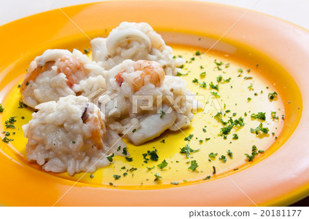 Italian risotto with seafood Italian risotto with seafood 20181177