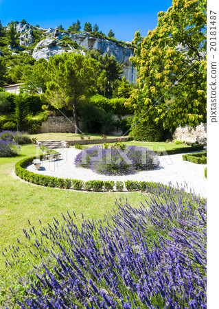 garden in Les Baux de-Provence, Provence, France 20181487