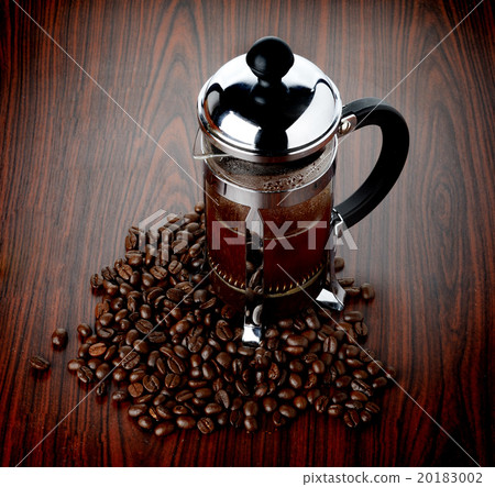 Coffee bean on wood texture on white background Coffee bean on wood texture on white background 20183002