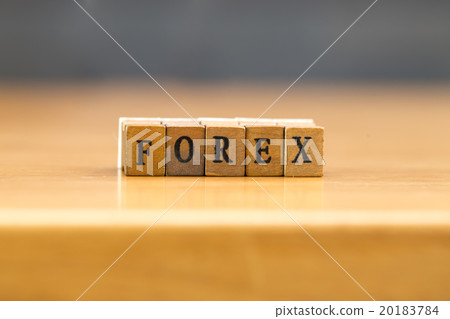 Forex. word written on wood block 20183784