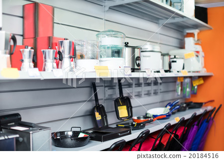 Male seller at household appliances section Male seller at household appliances section 20184516