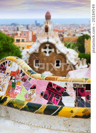 Park Guell in Barcelona. Catalonia Park Guell in Barcelona. Catalonia 20184549