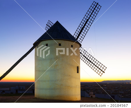 windmill in sunset windmill in sunset 20184567