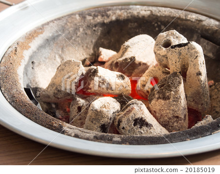 Burning charcoal Burning charcoal 20185019