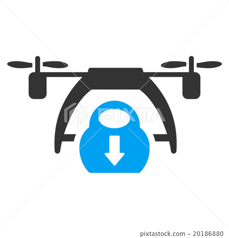 Drone Unloading Icon 20186880