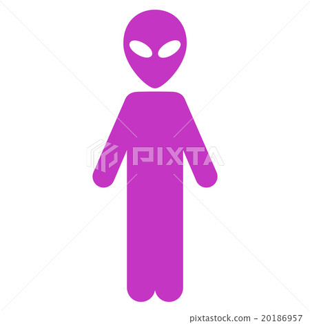 Alien Flat Icon 20186957