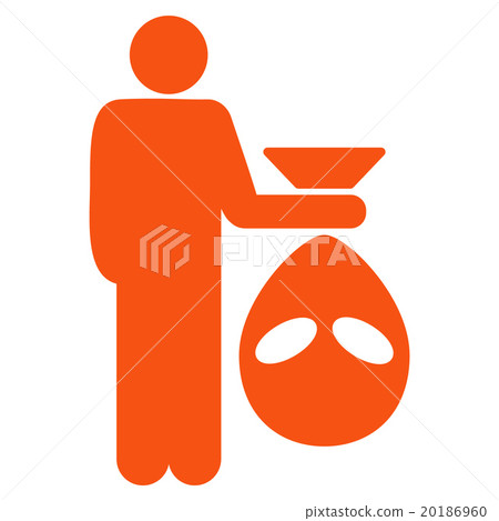 Alien Scalp Flat Icon 20186960