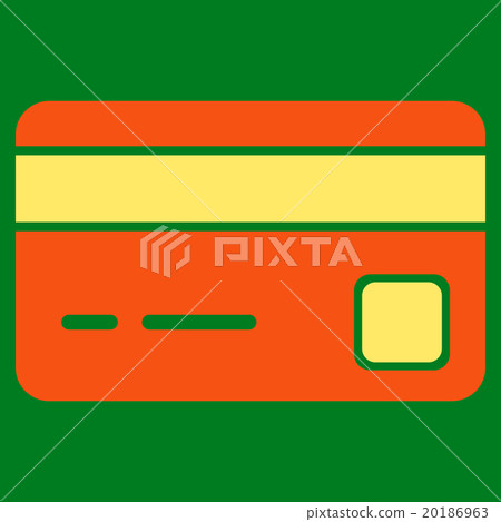 Credit Card Flat Icon 20186963