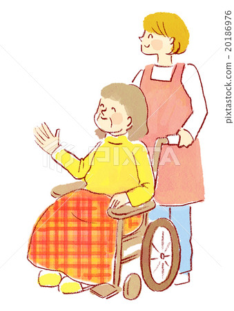 Nursing care illustration - Stock Illustration [20186976] - PIXTA