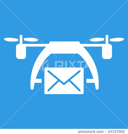 Drone Mail Icon Drone Mail Icon 20187002