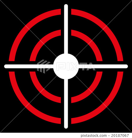 Target Flat Icon Target Flat Icon 20187067