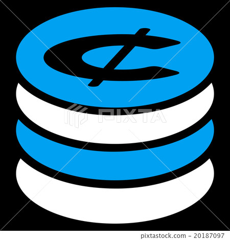 Cent Coins Flat Icon - Stock Illustration [20187097] - PIXTA