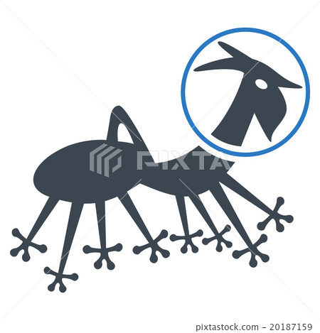 Alien Creature Skafandr Flat Icon Alien Creature Skafandr Flat Icon 20187159