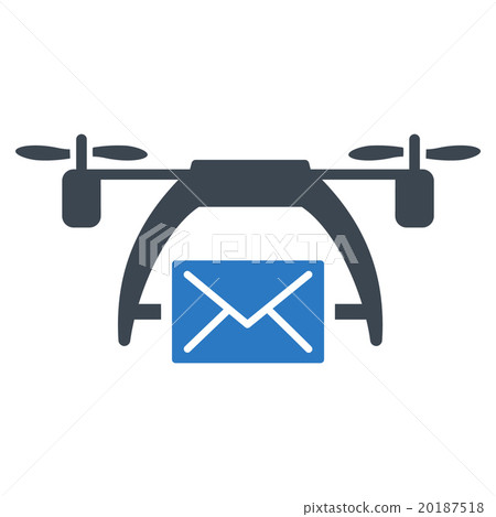 Drone Mail Icon Drone Mail Icon 20187518