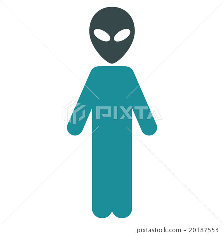 Alien Flat Icon Alien Flat Icon 20187553