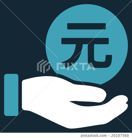 Renminbi Yuan Coin Payment Flat Icon 20187568