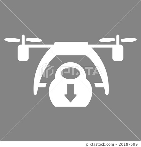 Drone Unloading Icon Drone Unloading Icon 20187599