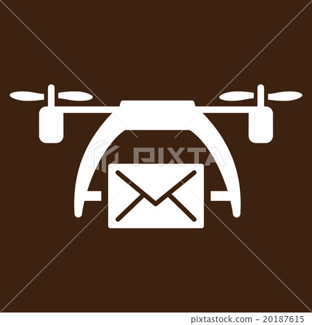 Drone Mail Icon Drone Mail Icon 20187615