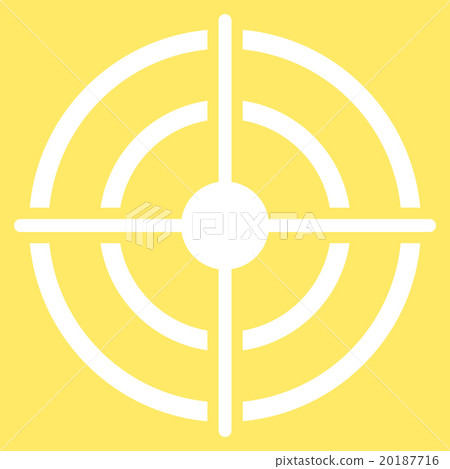 Target Flat Icon - Stock Illustration [20187716] - PIXTA