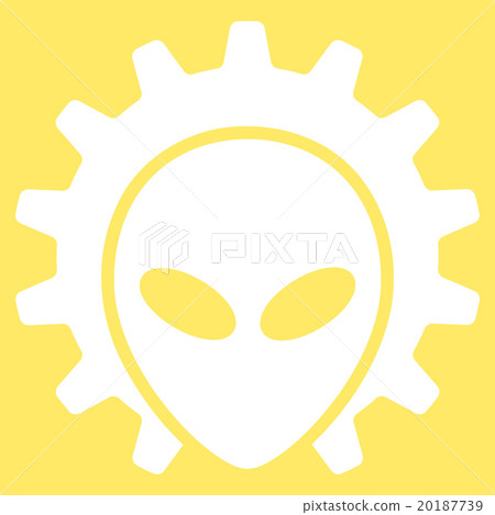 Alien Technology Flat Icon Alien Technology Flat Icon 20187739