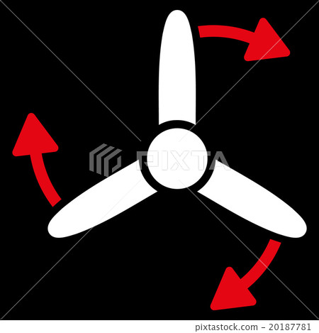 Three Bladed Screw Rotation Icon - Stock Illustration [20187781] - PIXTA