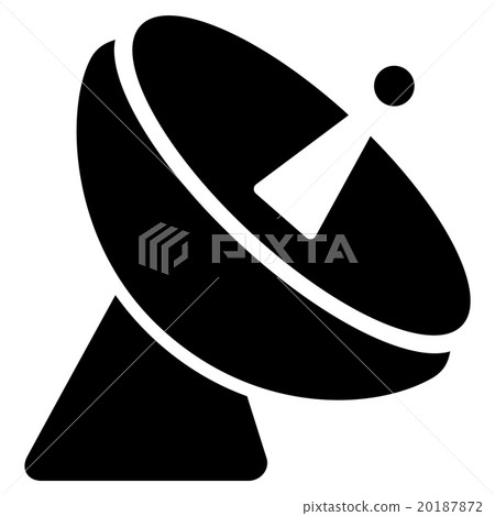 Radio Telescope Flat Icon Radio Telescope Flat Icon 20187872