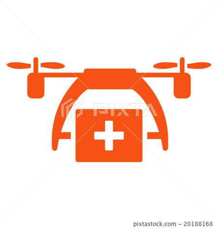 First Aid Drone Icon First Aid Drone Icon 20188168