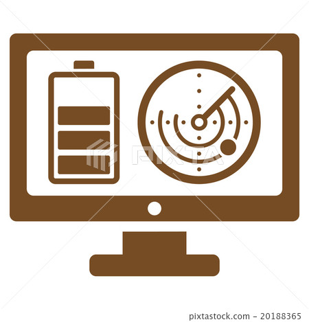 Remote Battery Monitoring Icon Remote Battery Monitoring Icon 20188365