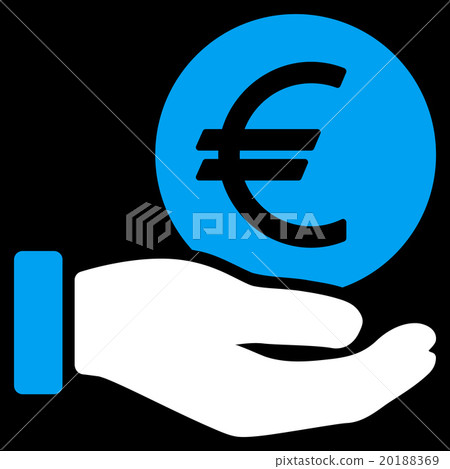 Euro Coin Payment Flat Icon Euro Coin Payment Flat Icon 20188369