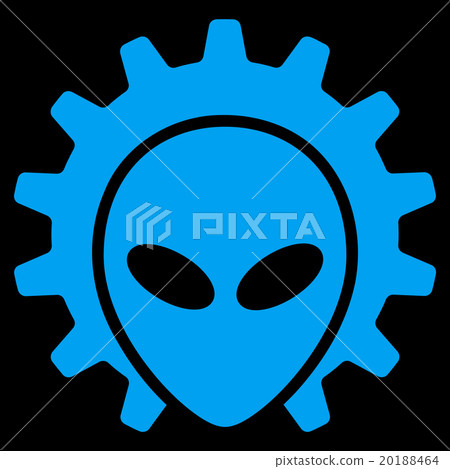Alien Technology Flat Icon - Stock Illustration [20188464] - PIXTA
