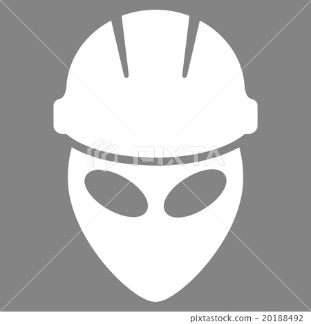 Alien Worker Flat Icon 20188492
