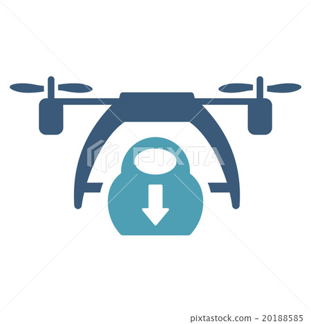 Drone Unloading Icon Drone Unloading Icon 20188585