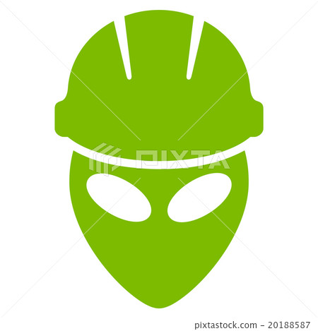 Alien Worker Flat Icon 20188587