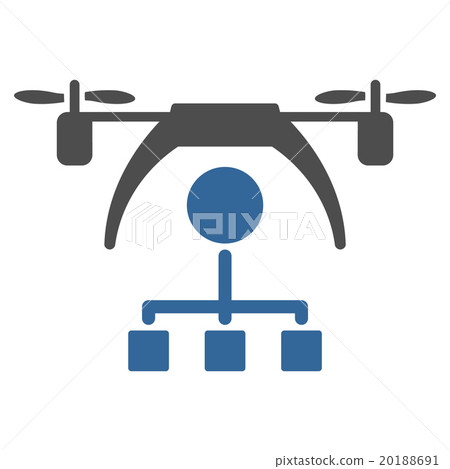 Copter Distribution Scheme Icon 20188691