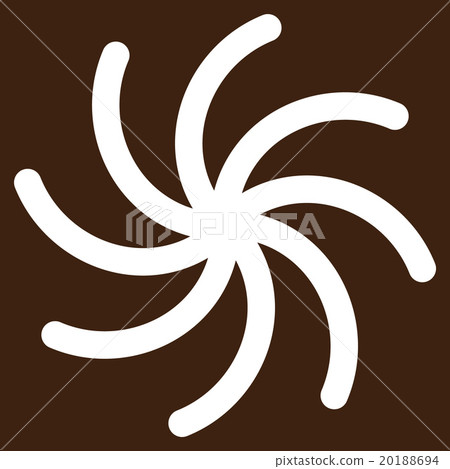 Spiral Flat Icon 20188694