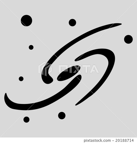Galaxy System Flat Icon - Stock Illustration [20188714] - PIXTA