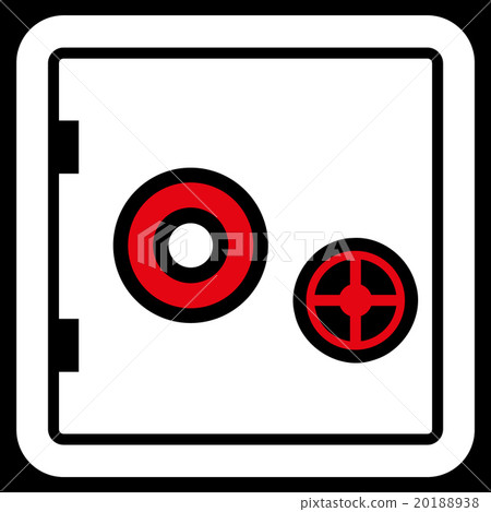 Bank Safe Flat Icon Bank Safe Flat Icon 20188938