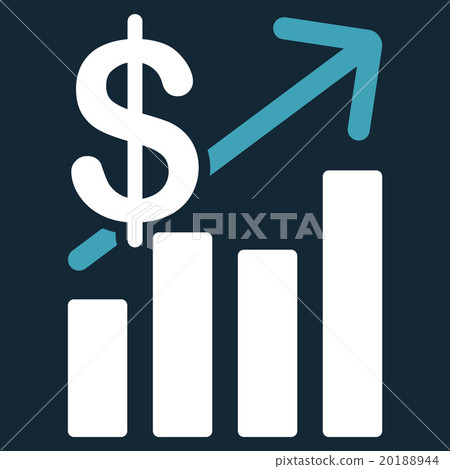 Sales Growth Flat Icon Sales Growth Flat Icon 20188944