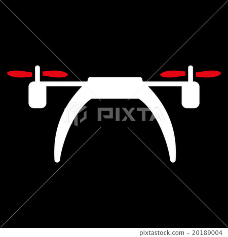 Copter Flat Icon - Stock Illustration [20189004] - PIXTA