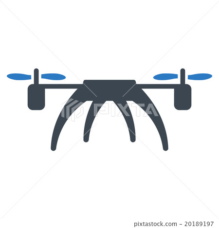 Rotorcraft Flat Icon 20189197