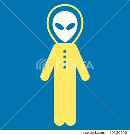 Alien Skafandr Flat Icon Alien Skafandr Flat Icon 20189206