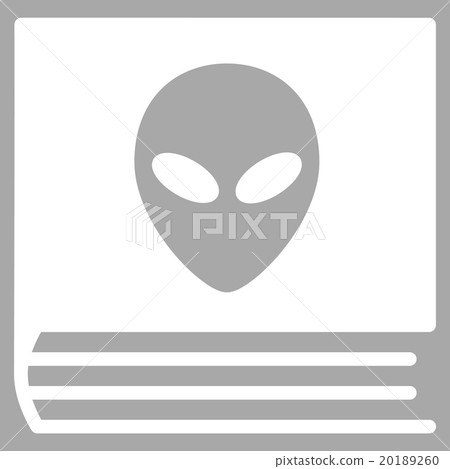 Alien Catalog Flat Icon Alien Catalog Flat Icon 20189260