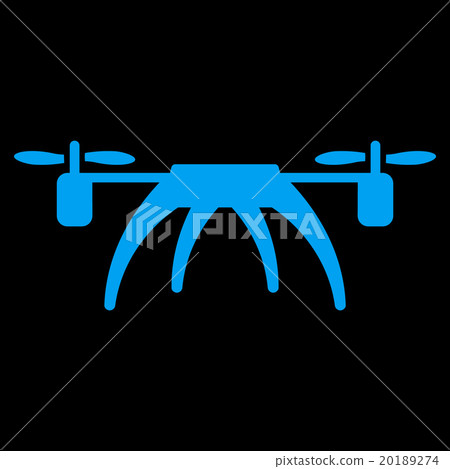 Rotorcraft Flat Icon Rotorcraft Flat Icon 20189274
