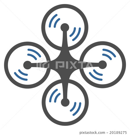 Flying Quadcopter Icon Flying Quadcopter Icon 20189275