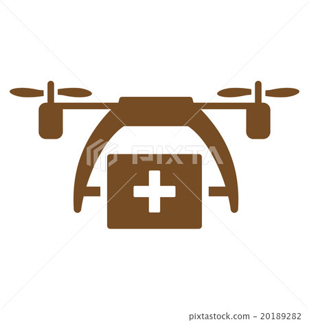 First Aid Drone Icon First Aid Drone Icon 20189282
