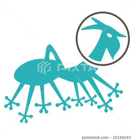 Alien Creature Skafandr Flat Icon Alien Creature Skafandr Flat Icon 20189283