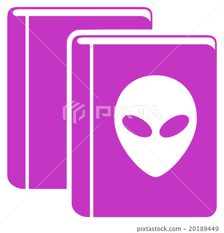 Alien Library Flat Icon Alien Library Flat Icon 20189449