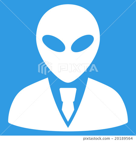 Alien Manager Flat Icon Alien Manager Flat Icon 20189564